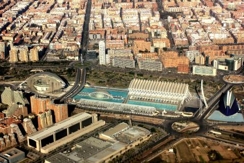 Aerial view  - City of Valencia
