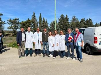 Immagine scattata al CR Brindisi durante la registrazione della puntata RaiUno Linea Verde Life
