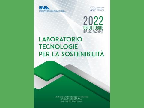 locandina per inaugurazione laboratorio Brescia