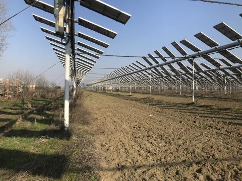 Impianto agrovoltaico di REM TEC Piacenza 