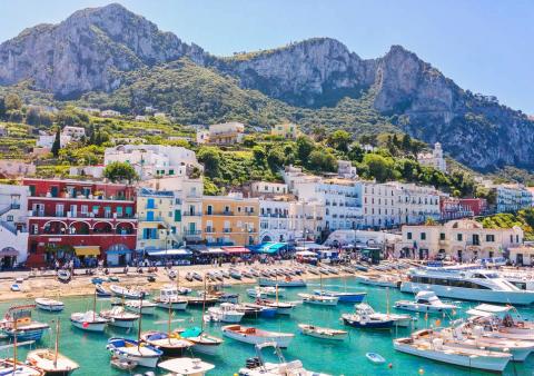Capri vista del porto