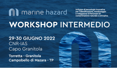 Locandina del workshop intermedio del progetto marinew hazard