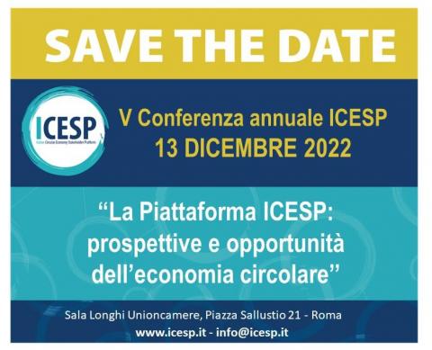 Save the date quinta conferenza annuale ICESP