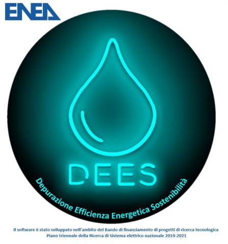 Logo del software DEES Depurazione Efficienza Energetica Sostenibilità