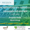 Locandina del 7 webinar Sistemi agrivoltaici tra autorizzazioni, paesaggio ed energia
