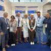 Stand ENEA da sx a dx: Barbieri, Bonfiglio, Tatì, Aversa, Luprano, Marcacci e Cerri – martedì 16/06