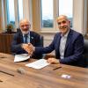Un momento dell'incontro per la firma dell'Accordo Quadro