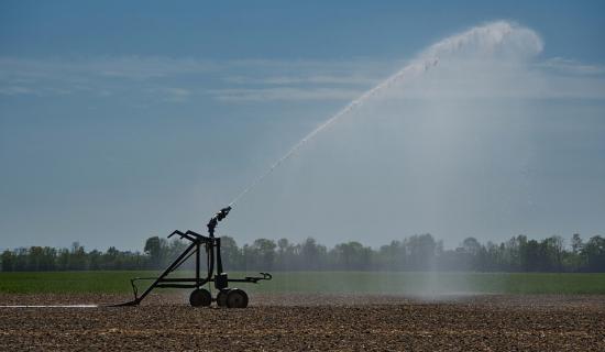 Impianto di irrigazione agricola