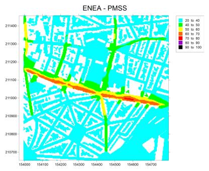 concentrazione di NO2 nella città di Anversa