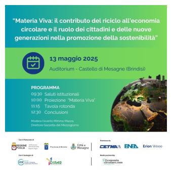 copertina evento materia viva 13 maggio 2025