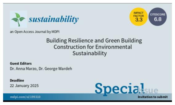 Special Issue Sustainability