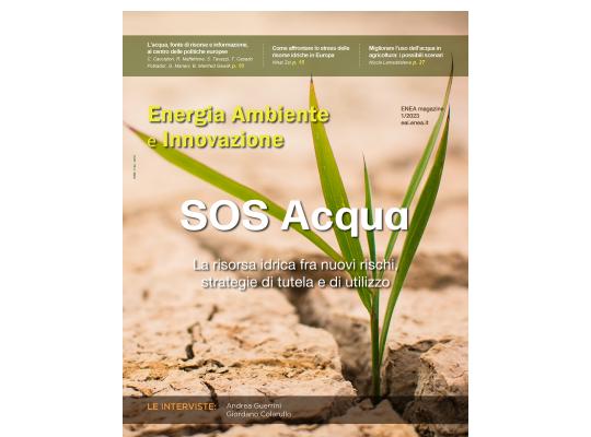 Copertina rivista EAI_ Numero intitolato SOS Acqua
