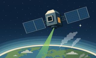 Illustrazione satellite