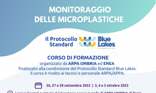 Locandina Corso di formazione campionamento microplastiche