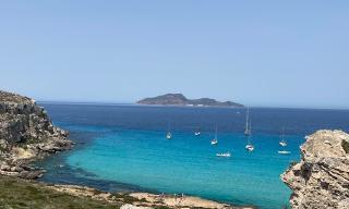 Panorama dall'isola di Favignana