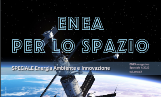 Copertina dello speciale ENEA per lo Spazio Copertina dello speciale ENEA per lo Spazio della rivista Energia, Ambiante e Innovazione